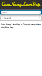 Mobile Screenshot of camnanglamdep.com